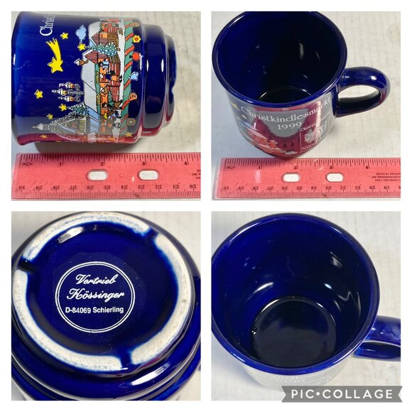 Vintage German Christmas Market Coffee Cup Nurnberger Christkindlesmarkt 1999 - Picture 16 of 16